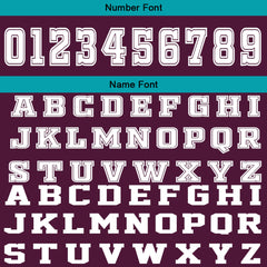 Benutzerdefinierter Lila Cyan Basketball Jersey Uniform Anzug gedruckt Ihr Logo Name Nummer