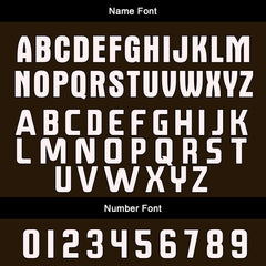 Benutzerdefinierte Schwarz Braun Trikots für Männer Frauen Personalisierte Fußball Uniformen für Erwachsene und Kind