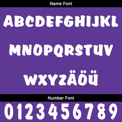 Benutzerdefiniert Schwarz Lila Personalisierter Baseball Jersey mit Farbverlauf Team Uniform mit Namen und Nummer