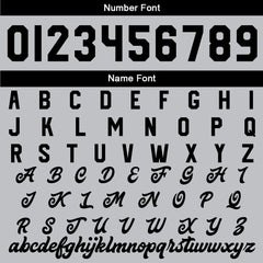 Maßgeschneiderte Grau Schwarz Letterman Varsity Jacket Individuelle Stickerei Druck nach Ihrem Wunsch