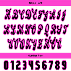 Benutzerdefiniert Lila Weiß Personalisierter Baseball Jersey mit Farbverlauf Team Uniform mit Namen und Nummer