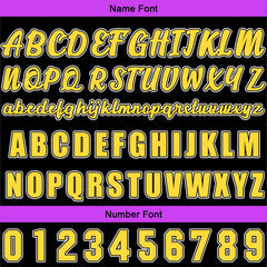 Benutzerdefiniert Schwarz Lila Baseball Uniformen Drucken für Jungs Mädchen und Kinder Machen Ihr Team Mehr Vielfältig