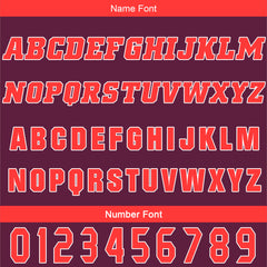 Benutzerdefiniert Rot Baseball Uniformen Drucken für Jungs Mädchen und Kinder Machen Ihr Team Mehr Vielfältig