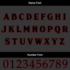 Benutzerdefinierte Schwarz Rot Trikots für Männer Frauen Personalisierte Fußball Uniformen für Erwachsene und Kind