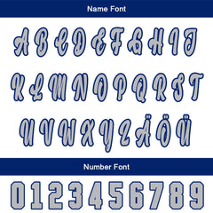 Benutzerdefiniert Weiß Blau Personalisierter Baseball Jersey mit Farbverlauf Team Uniform mit Namen und Nummer