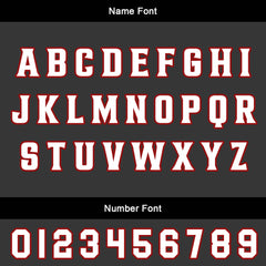 Benutzerdefinierter Schwarz Rot Basketball Jersey Uniform Anzug gedruckt Ihr Logo Name Nummer