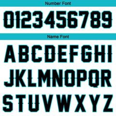 Benutzerdefinierte Aqua Kurzarm-Kapuzenpullover für Männer Frauen Hemden mit Kapuzen gedruckt Name Logo