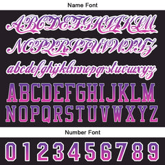 Benutzerdefiniert Schwarz Rosa Baseball Uniformen Drucken für Jungs Mädchen und Kinder Machen Ihr Team Mehr Vielfältig