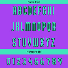 Benutzerdefinierte Grün Lila Reversibel Fußball Trikot Personalisierte Gradient Fußball Shirts für Männer gedruckt Team Name Nummer Logo