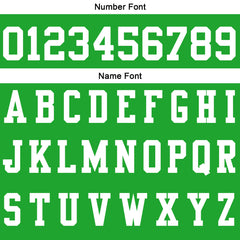 Benutzerdefinierte Grün Weiß Fußball Polo-Shirts Fügen Sie Ihr Einzigartiges hinzu Logo/Name/Nummer