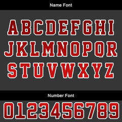 Benutzerdefinierte Rot Trikots für Männer Frauen Personalisierte Fußball Uniformen für Erwachsene und Kind