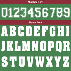 Benutzerdefinierte Grünes Burgund Fußball Gradient Polo-Shirts Fügen Sie Ihr Einzigartiges hinzu Logo/Name/Nummer