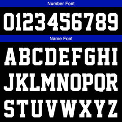 Benutzerdefinierte Schwarz Königlich Kurzarm-Kapuzenpullover für Männer Frauen Hemden mit Kapuzen gedruckt Name Logo