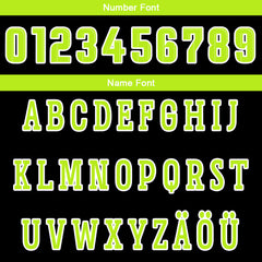Benutzerdefinierte Schwarz Neongrün Reversible Basketball Jersey Personalisierte Drucken Name Nummer Logo
