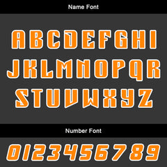 Benutzerdefinierter Weiß Orange Basketball Jersey Uniform Anzug gedruckt Ihr Logo Name Nummer