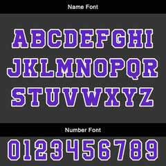 Benutzerdefinierter Lila Basketball Jersey Uniform Anzug gedruckt Ihr Logo Name Nummer