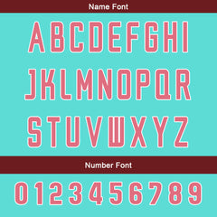 Benutzerdefinierte Rosa Cyan Reversibel Fußball Trikot Personalisierte Gradient Fußball Shirts für Männer gedruckt Team Name Nummer Logo