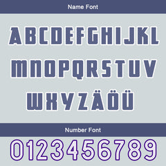 Maßgeschneiderte Grau Lila Letterman Varsity Jacket Individuelle Stickerei Druck nach Ihrem Wunsch