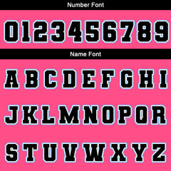 Benutzerdefiniert Schwarz Rosa Hellblau Wasserdichte Varsity Jacken Personalisiert genäht Name Nummer Logo zu Letterman Jacken