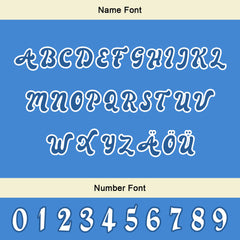 Maßgeschneiderte Blau Weiß Letterman Varsity Jacket Individuelle Stickerei Druck nach Ihrem Wunsch