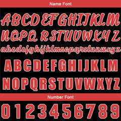 Benutzerdefiniert Schwarz Rot Baseball Uniformen Drucken für Jungs Mädchen und Kinder Machen Ihr Team Mehr Vielfältig