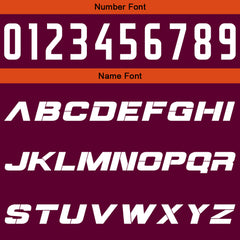 Benutzerdefinierte Lila Orange Reversible Basketball Jersey Personalisierte Print Name Nummer Logo