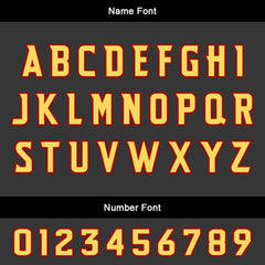 Benutzerdefinierter Rot Gelb Basketball Jersey Uniform Anzug gedruckt Ihr Logo Name Nummer