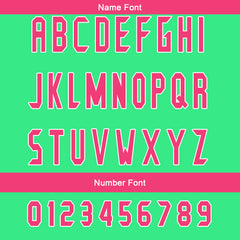 Benutzerdefinierte Neon grün heiß rosa Reversibel Fußball Trikot Personalisierte Gradient Fußball Shirts für Männer gedruckt Team Name Nummer Logo