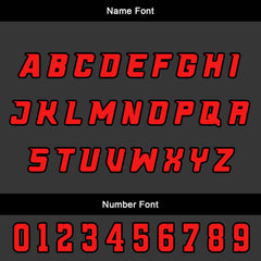 Benutzerdefinierter Rot Schwarz Basketball Jersey Uniform Anzug gedruckt Ihr Logo Name Nummer