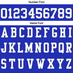 Benutzerdefinierte Royal Weiß Fußball Polo-Shirts Fügen Sie Ihr Einzigartiges hinzu Logo/Name/Nummer