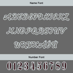 Maßgeschneiderte Grau Letterman Varsity Jacket Individuelle Stickerei Druck nach Ihrem Wunsch