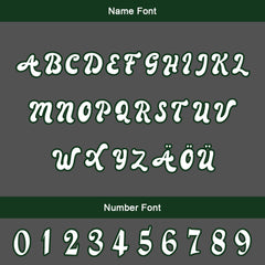 Maßgeschneiderte Grün Schwarz Letterman Varsity Jacket Individuelle Stickerei Druck nach Ihrem Wunsch