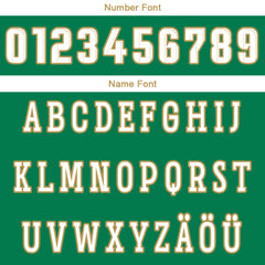 Benutzerdefinierte Grün Weiß Reversible Basketball Jersey Personalisierte Drucken Name Nummer Logo