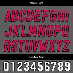 Benutzerdefinierter Grau Rosa Basketball Jersey Uniform Anzug gedruckt Ihr Logo Name Nummer