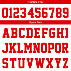 Benutzerdefinierte Weiß Rot Kurzarm-Kapuzenpullover für Männer Frauen Hemden mit Kapuzen gedruckt Name Logo