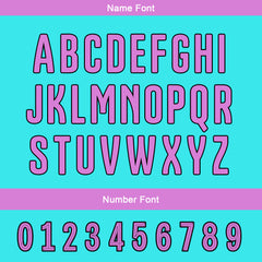 Benutzerdefinierte Cyan Lila Reversibel Fußball Trikot Personalisierte Gradient Fußball Shirts für Männer gedruckt Team Name Nummer Logo