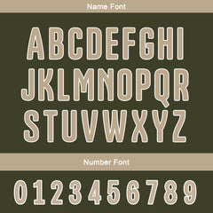 Benutzerdefinierte Olivengrün Khaki Reversibel Fußball Trikot Personalisierte Gradient Fußball Shirts für Männer gedruckt Team Name Nummer Logo