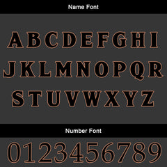 Benutzerdefinierte Schwarz Orange Trikots für Männer Frauen Personalisierte Fußball Uniformen für Erwachsene und Kind