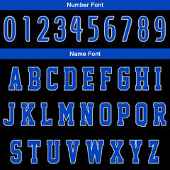 Benutzerdefinierter Schwarz Blau Basketball Jersey Uniform Anzug gedruckt Ihr Logo Name Nummer