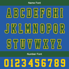 Maßgeschneiderte Grün Royal Letterman Varsity Jacket Individuelle Stickerei Druck nach Ihrem Wunsch