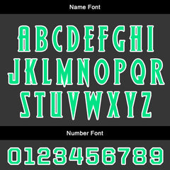 Benutzerdefinierte Schwarz Grün Trikots für Männer Frauen Personalisierte Fußball Uniformen für Erwachsene und Kind