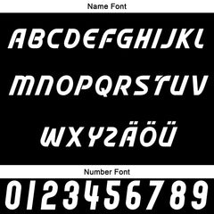 Benutzerdefiniert Schwarz Weiß Personalisierter Baseball Jersey mit Farbverlauf Team Uniform mit Namen und Nummer