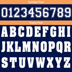 Benutzerdefinierte Marine Orange Fußball Gradient Polo-Shirts Fügen Sie Ihr Einzigartiges hinzu Logo/Name/Nummer