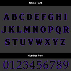 Benutzerdefinierte Schwarz Lila Trikots für Männer Frauen Personalisierte Fußball Uniformen für Erwachsene und Kind