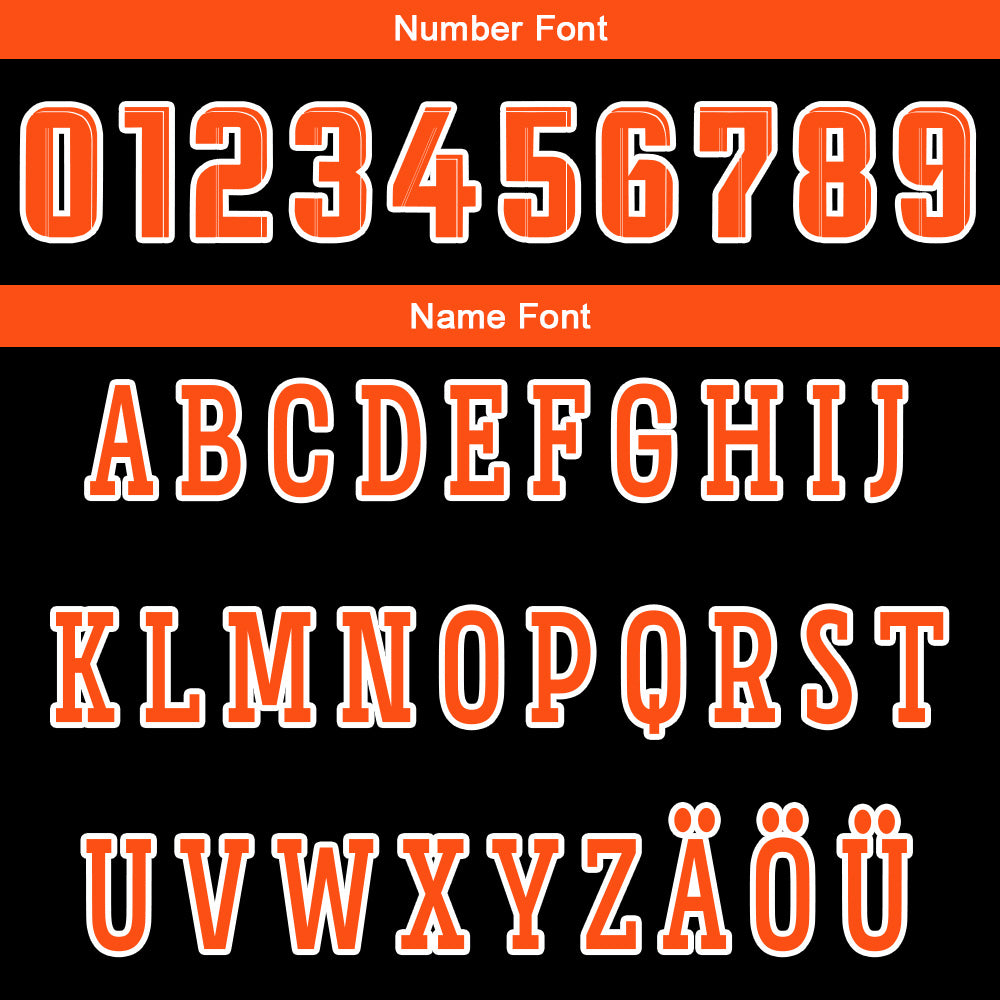 Benutzerdefinierte Schwarz Orange Reversible Basketball Jersey Personalisierte Drucken Name Nummer Logo