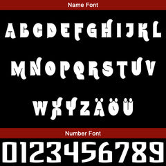 Benutzerdefiniert Schwarz Rot Personalisierter Baseball Jersey mit Farbverlauf Team Uniform mit Namen und Nummer