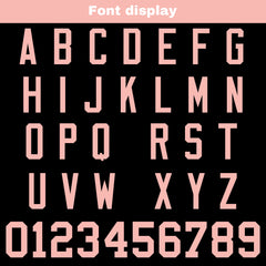 Benutzerdefinierte Schwarz Rosa Fußball Trikots Personalisierter Name Nummer Logo