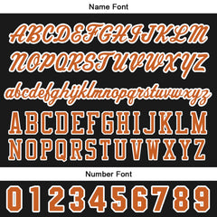 Benutzerdefiniert Schwarz Orange Baseball Uniformen Drucken für Jungs Mädchen und Kinder Machen Ihr Team Mehr Vielfältig