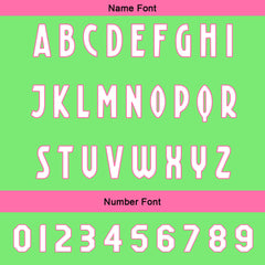 Benutzerdefinierte Grün Rosa Reversibel Fußball Trikot Personalisierte Gradient Fußball Shirts für Männer gedruckt Team Name Nummer Logo