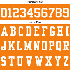 Benutzerdefinierte Orange Weiß Fußball Polo-Shirts Fügen Sie Ihr Einzigartiges hinzu Logo/Name/Nummer